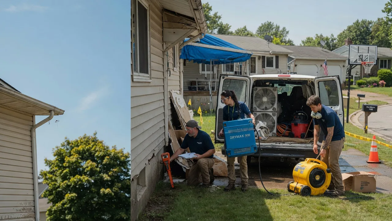 Ceiling Leak Cleanup in Lakewood, PA near me